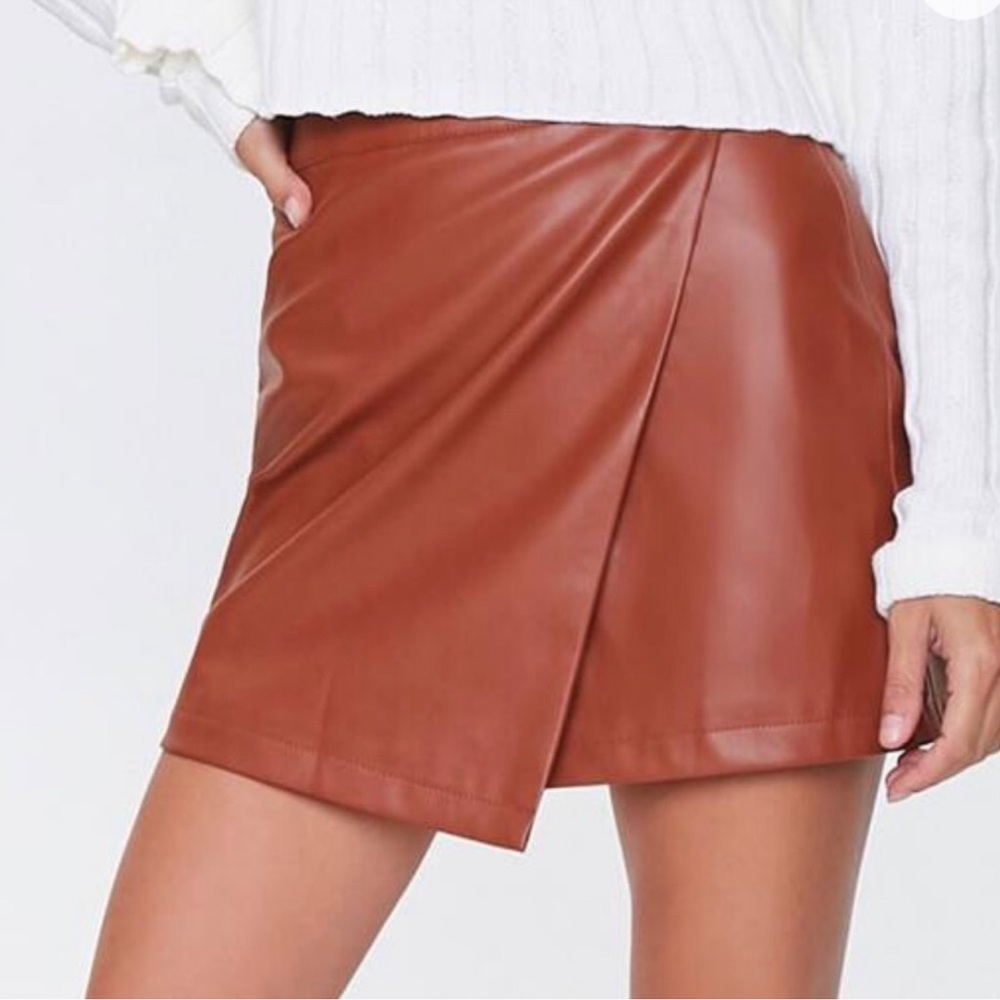 Forever 21 Faux Leather Mini Skirt